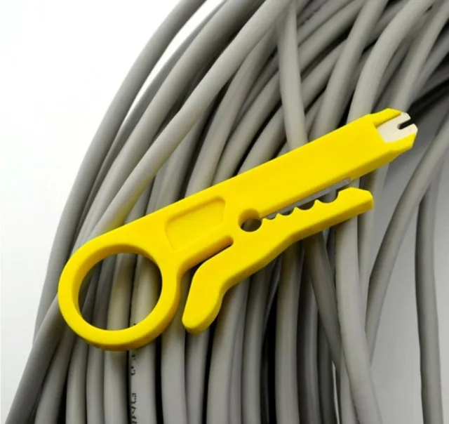 Pinces Denudeur Câble Ethernet RJ45 Internet Lan ADSL Outils de Dénudage