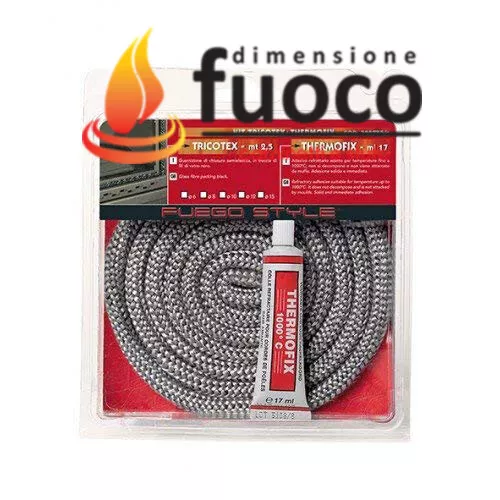 KIT PROFESSIONALE TRECCIA ARTICA + THERMOFIX Diametro: 8 mm Lunghezza mt.2,5