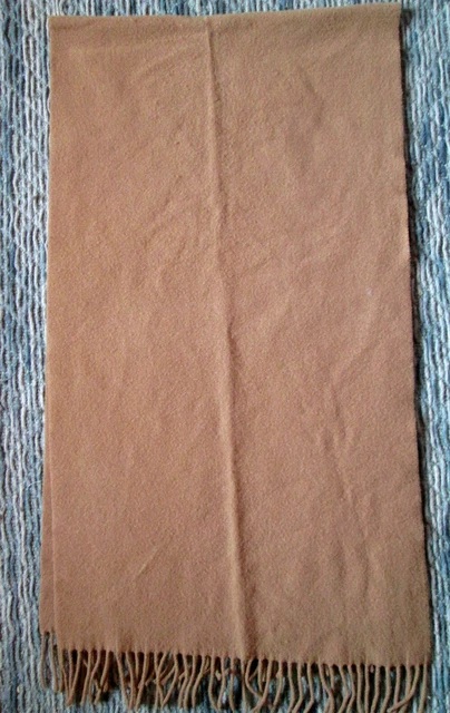 Écharpe Vintage FABRIC Zurich En Soie - Ivoire, 65 X 135 Cm, Style Étole Occasion