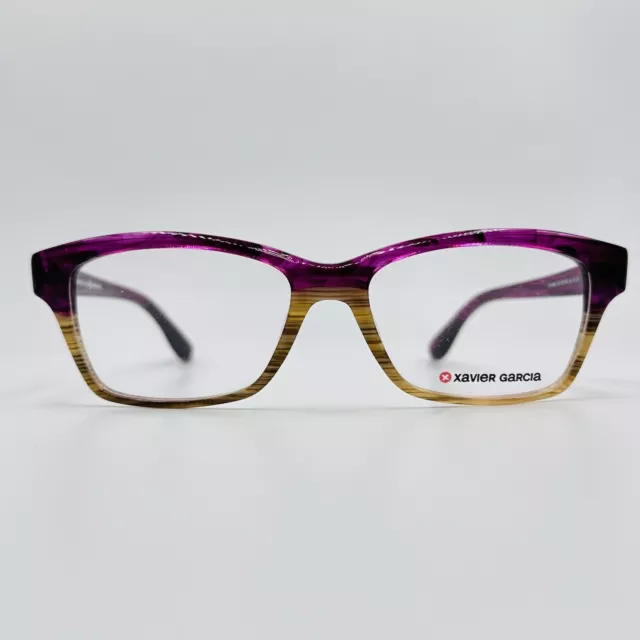 Xavier Garcia Lunettes Femme Carré Violet Braun Chat Yeux Mod. Eye see Neuf