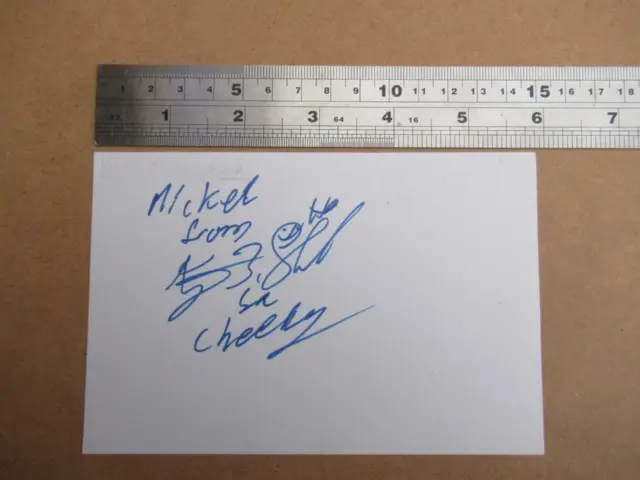 Keijo Salmela    Actor   Autograph (File WTD2)