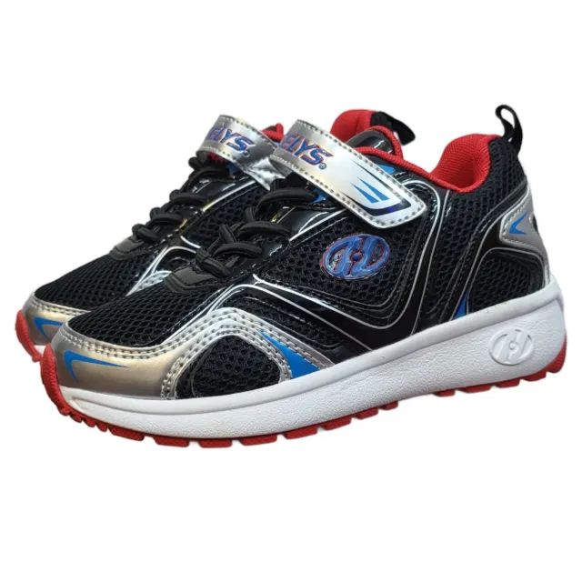 Heelys Link Up X2 Skate Shoes - Kids UK 11/12 - Black/Silver/Blue - SALE WAS £65
