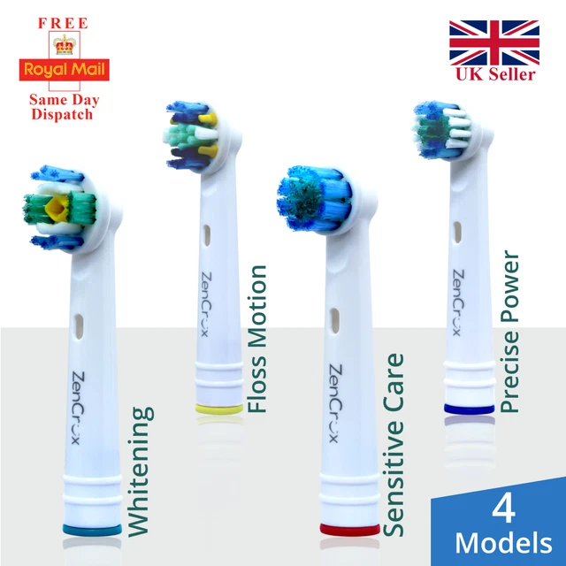 ELECTRIC TOOTHBRUSH HEADS Compatible with Oral B *** Choose from 4