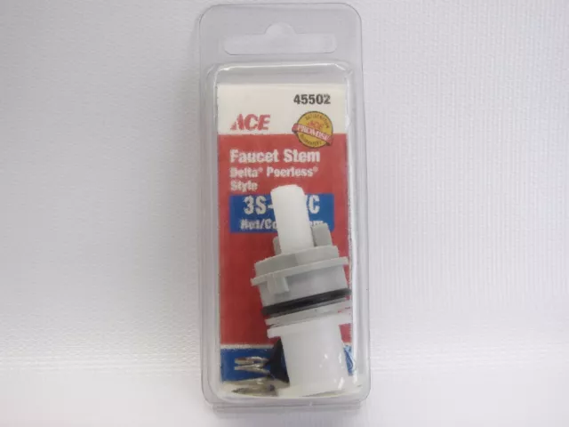 NEW Delta/Peerless 3S-2H/C Faucet Holt/Cold Faucet Stem Ace Hardware 45502 T49