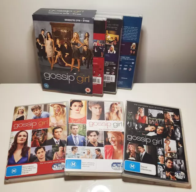 Gossip Girl Complete Series Season 1, 2, 3, 4 , 5 & 6 DVD Box Set 1 - 6 New