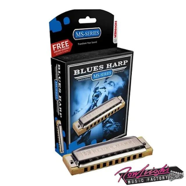 Hohner MS Series Blues Harp Harmonica - Key of A