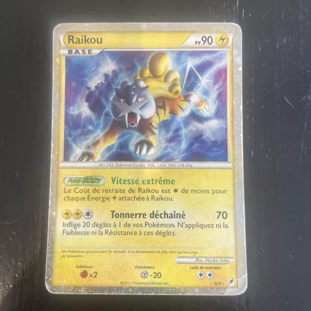 1 Pokemon Card For The Call Of Legends Raikou Holo Sl9