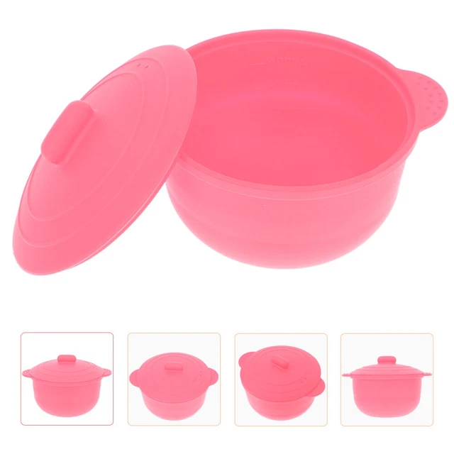 Ciotola in silicone cera fusa dimensioni da viaggio articoli da toeletta contenitori utensili maschera bambino