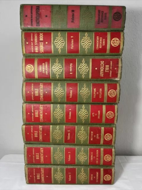 Seventh-day Adventist Bible Commentary Set Vol. 1,3,5-10 , 1953-1976 Without 2,4
