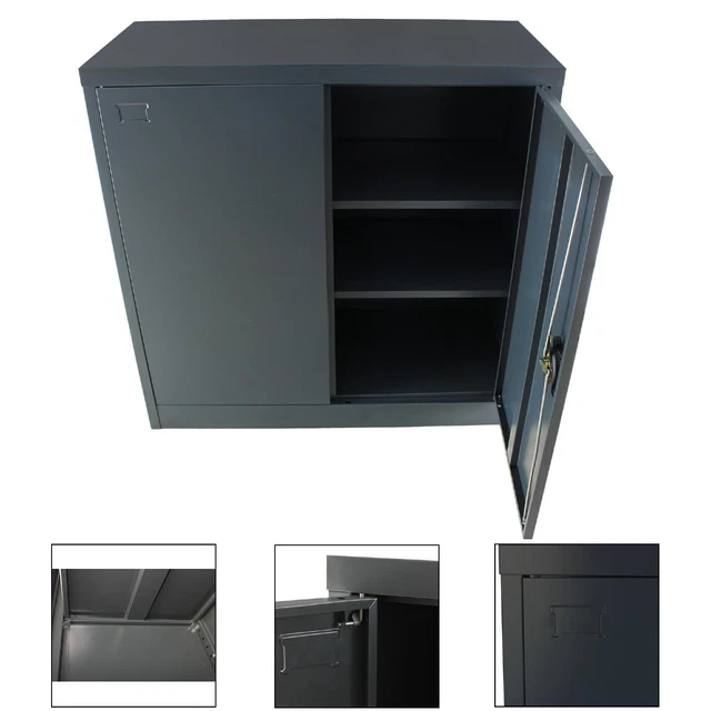 Lagerschrank Stahlschrank Werkzeugschrank Aktenschrank Büroschrank RAL 90x40x90
