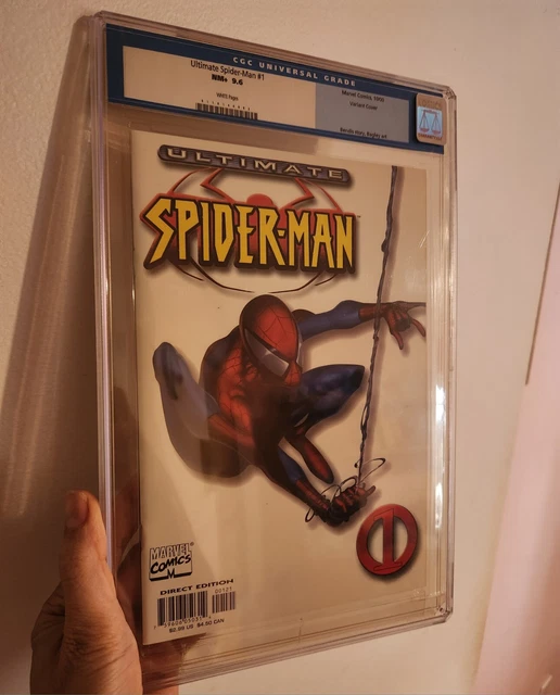 Ultimate Spider-Man #1 Variant CGC 9.6 Marvel Comics 2000 White Pages. No cracks