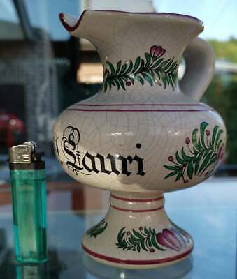 Apotheker - altes, wunderschönes, handbemaltes Gefäß für OL. LAURI aus Keramik 8