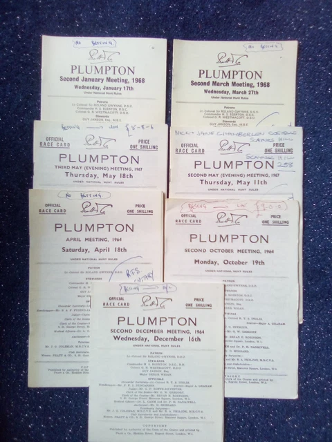 Plumpton 1964,67 & 68 Many Owned Previously By Raleigh Gilbert Plumpton 1964,67 & 68 Many Owned Previously By Raleigh Gilbert