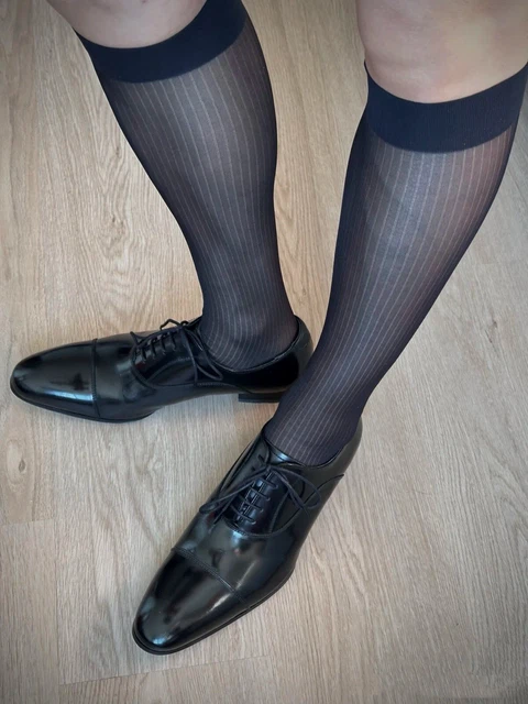 Lot 3 Chaussettes Mi-Bas Nylon Ultra Sheer Noir 20D – Taille 39/46 – Neofan