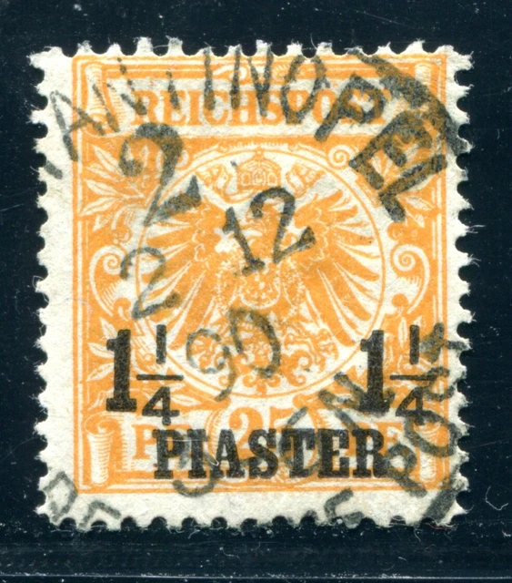 DEUTSCHE KOLONIEN TÜRKEI 1889 9a gestempelt TADELLOS BEFUND J LANTELME BPP(E8176