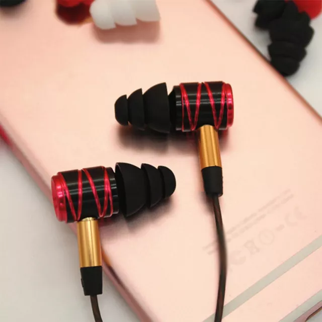 6 Pairs Silicone Triple Flange Earbuds Ear Tips For In Ear Earphones Headphones 3