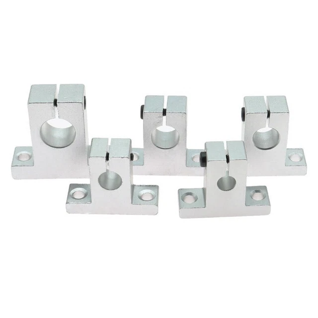 Sally Face Switch Flangia Supporto Per Albero Lineare SHF - Compatibile Con Diametri 8, 10, 12, 16, 20 Mm, In Alluminio Supporto Cuscinetto Lineare