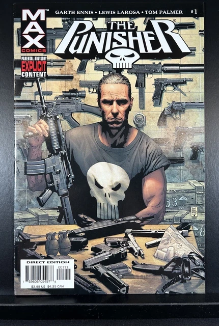The Punisher #1 Marvel Max Comics 2004 Direct Edition VF/NM