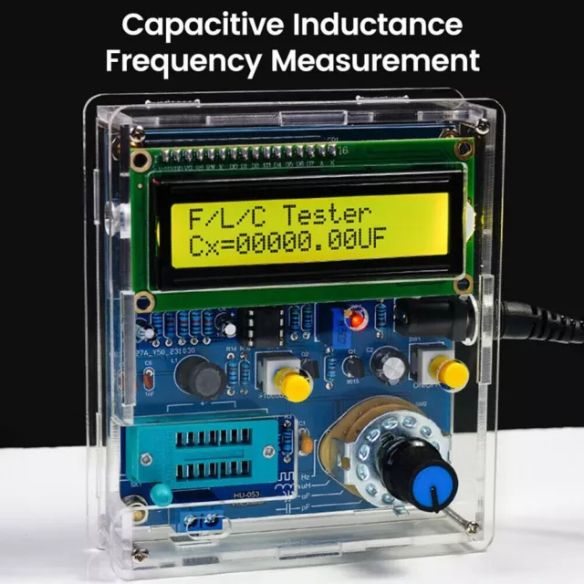 Kit de testeur de fréquence d'inductance numérique LCD à faire soi-même avec