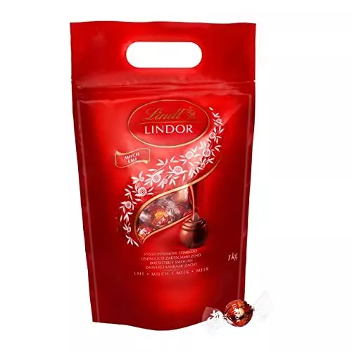 Cioccolatini Lindt Lindor cioccolato al latte sfere di cioccolato ripiene 1 kg NUOVI MHD 7/23