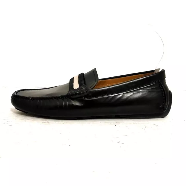 AUTH BALLY - Black Cream Leather Men's Shoes $143.00 - PicClick