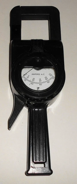 Vintage Ferranti Bakelite Clip On Ammeter