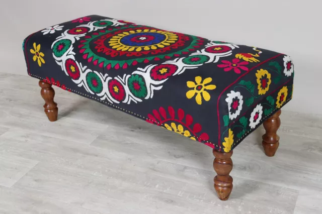 orient ottoman Posterbank Sessel Bank Stuhl Hocker Sitzbank bench Suzani  B&W 23