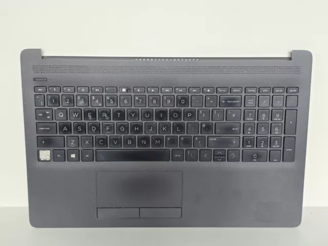 HP 15-DA 15-DB 250 255 G7 Series Palmrest Touchpad Cover UK Keyboard L20386-031