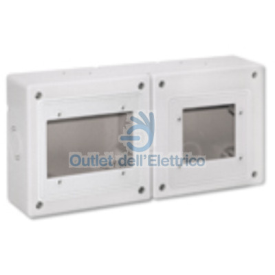 Hager HAGER GD102B Coquille Mural 1 Fila 2 Modules 