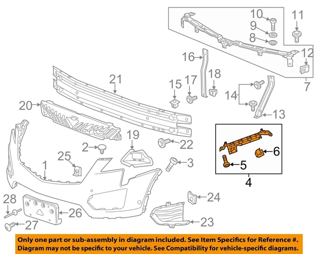 Cadillac GM OEM 17-18 XT5 Avant Bumper-Guide Support Droit 84172893