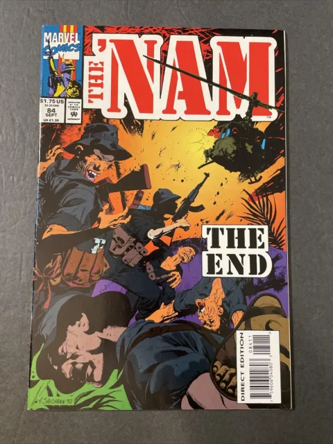Nam' #84 (1993 Marvel Comics) The 'Nam ~ Final Issue of Series ~ VF/NM