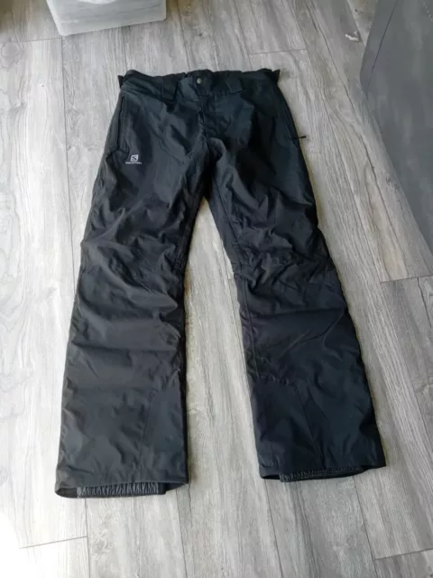 Salomon advanced skin dry mens insulated ski/ snowboarding pants trouser xl men