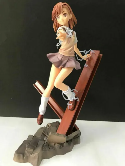 Anime A Certain Magical Index Figure Misaka Mikoto Statue PVC Model Toy No Box