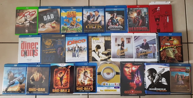 Lot de 28 Bluray Action / Aventure / Comédie