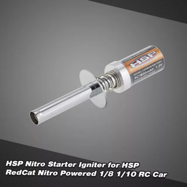 HSP Nitro Starter Kits Glow Plug Igniter for HSP RedCat Nitro Power 1/8 1/10 Car