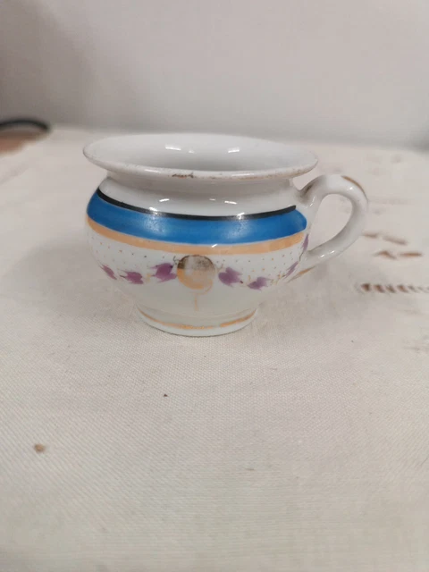 Ancien Pot De Chambre Miniature En Porcelaine De Choisy-le-Roi – Dinette Ancienne Rare
