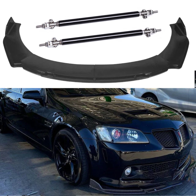 FOR PONTIAC G8 GT GTO Front Bumper Lip Spoiler Splitter Glossy Black