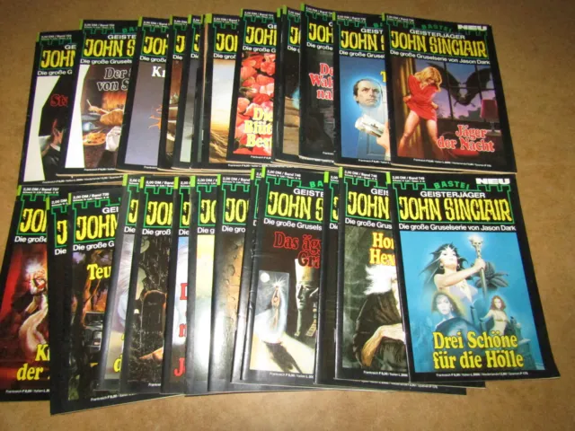 25 Geisterjäger John Sinclair, Romanhefte, Bandnummer 724 bis 749 -  bk265A