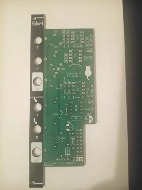 Sample and Hold - Eurorack pcb & panel