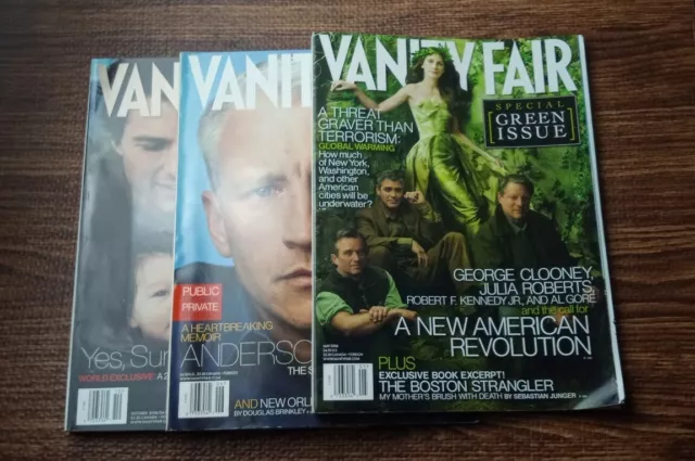 VANITY FAIR MAGAZINE 2006 Set of 3