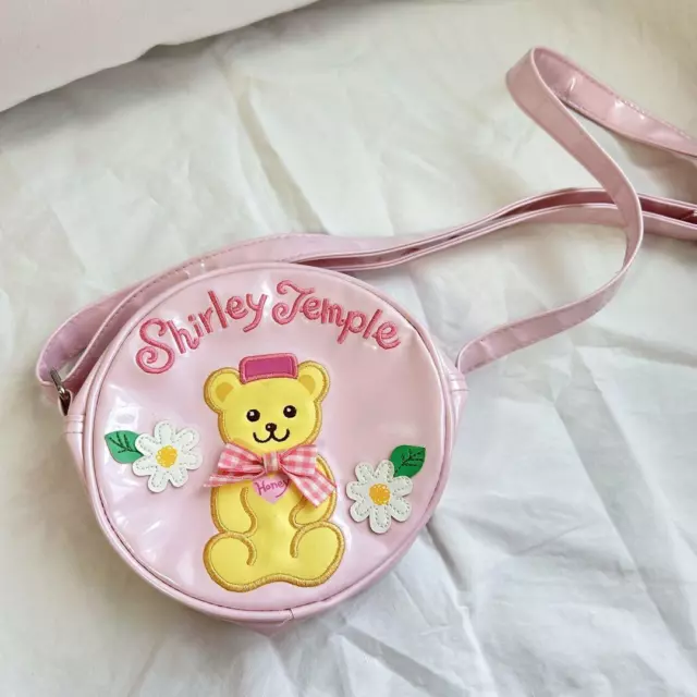 Shirley Temple Novelty Shoulder Bag Novelty Bear Pink New Limited