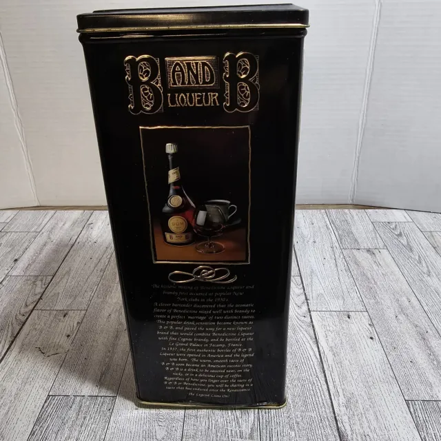 Benedict and Brady Liqueur Collector Tin Deo Optimo Maximo Design