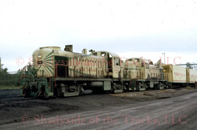 Peabody Coal PC ALCO Diesel Loco #1503 Original Slide Dugger 1970