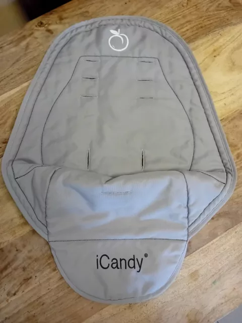 iCandy Peach Seat Liner Silver Mint
