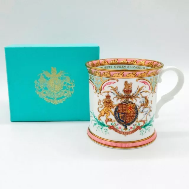 Royal Collection Trust Queen Elizabeth Cup 80th Birthday Jubilee China 22k Gold