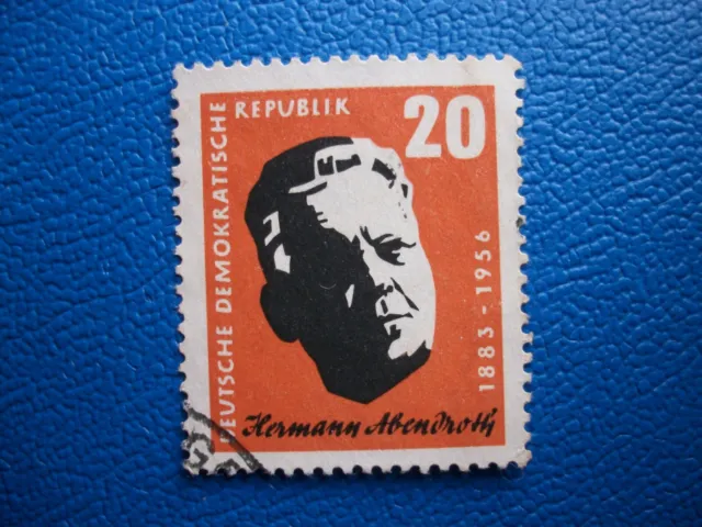 DDR, 1957, Mi: 605, Hermann Abendroth, gestempelt