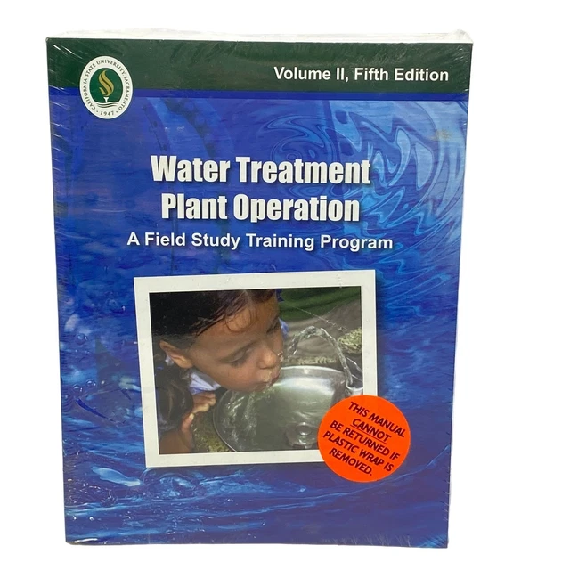 WATER TREATMENT PLANT Operation Textbook A Field Study Training Program V2 5thED 39.99 PicClick