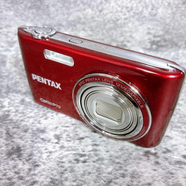 ✨動作確認済み✨PENTAX Optio P70 レッド 充電器付き PENTAX Optio P70 レッド 動作未確認品 - メルカリ