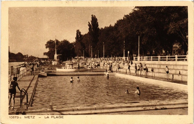 CPA AK METZ - La Plage (455081)