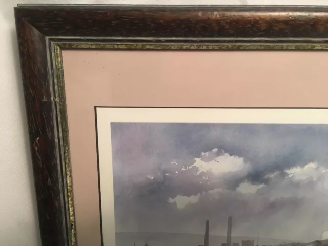 Vintage Traynor Industrial Winter Limited Edition Print Mounted And Frame 2